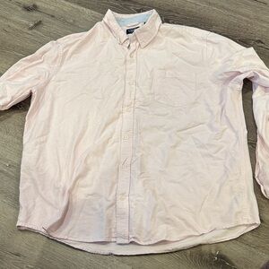 Chaps Light Pink Men's Casual Button Down Shirt